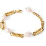 Pulseira feminina vintage | Pulseira banhada a ouro 18 quilates, sem manchas, centenas de joias, festa de aniversário, viagem, acampamento, uso diário