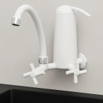 Purificador de Água com Torneira para Cozinha – Filtro de Água Embutido – Bica Móvel – Água Filtrada Direto da Pia – Branco - Imagem 2