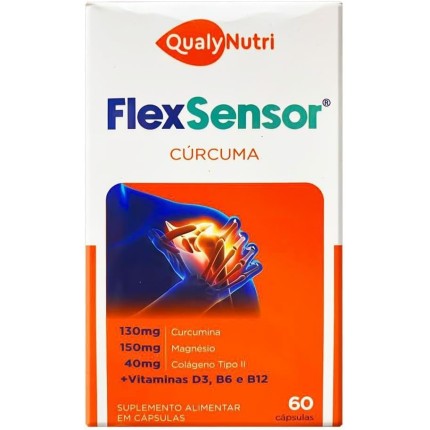 Qualynutri Flex Sensor Cúrcuma 500mg – 60 Cápsulas