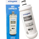 REFIL ACQUABIOS AB3 COMPACTO INDICADO PARA PURIFICADORES DE ÁGUA IBBL