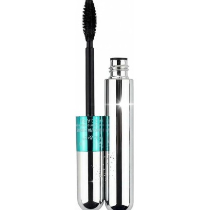 Rímel 2 em 1 Máscara para Cílios à Prova D'Água, Alongamento e Volume, Preta, Fórmula Profissional, Aplicador Preciso, Longa Duração Cor: Preto
