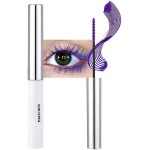 Rímel colorido para cílios, rímel colorido volumoso, rosa, roxo, azul, verde, vermelho, alongamento, definição, ondulação, fórmula multiplicadora (#08-roxo, 1 unidade (pacote com 1))-08