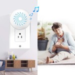 SINGCALL System de chamada inteligente Pager de cuidador sem fio Alerta de chamada de enfermeira System de ajuda do paciente para casa/Atenção pessoal Pager 500+ Pés Receptor de plugin - Imagem 2