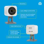 Smart Câmera Wi-Fi Positivo Casa Inteligente, 1080p Full HD, 20 FPS, áudio bidirecional, detecção de movimentos, visão noturna, Bivolt – Compatível com Alexa - Imagem 2