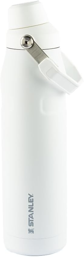 Stanley-Garrafa-de-agua-Aerolight-com-tampa-de-fluxo.jpg Stanley - Garrafa de água Aerolight com tampa de fluxo rápido, copo isolado a vácuo para bebidas frias, aço inoxidável leve, 710 ml, Polar