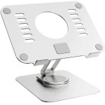 Suporte para Tablets, Kindle e Smartphones, de Mesa, Metal Resistente Articulado Suporte, Pedestal Portátil Ajustável Dobrável Giratório 360º de Alumínio para iPad, Galaxy Tab, Xiaomi Pad, Surface