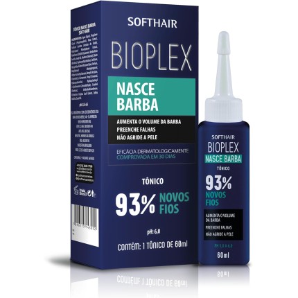 Tônico Nasce Barba Bioplex SoftHair - 60ml, Soft Hair