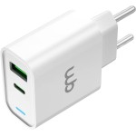 WB Carregador Kindle Duas Portas USB-C e USB-A 20W Compatível com Kindle, iPad, Tablet e Smartphone, Branco
