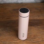 WOLFF - Garrafa Térmica de Aço Inox com Termômetro em Led 500ml Rosé - Conserva Bebidas Quentes e Frias - Imagem 2