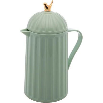 WOLFF Garrafa Térmica de Plástico Bird Menta 600ml - Enxoval - Organização - Decoração - Cozinha - Mesa Posta - Utilidades Domésticas - Perfeita Para Café e Chá