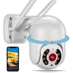 Wifi Smart Camera Câmera de Segurança Premium Wifi 1080p HD Detecção de Movimento A prova D'água Externa Plástica
