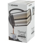 Zojirushi Garrafa térmica para servir, feita no Japão, 1 litro, aço inoxidável polido - Imagem 2