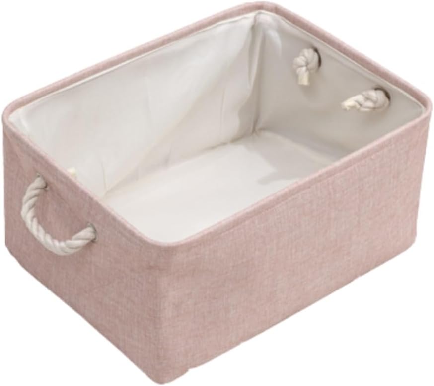 01-Caixa-Cesto-Organizador-De-Tecido-Linho-Dobravel-41x32x20cm-Rosa.jpg 01 Caixa Cesto Organizador De Tecido Linho Dobrável 41x32x20cm (Rosa)