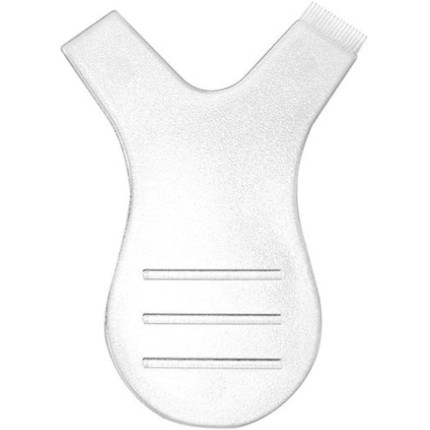 10 pincéis de plástico transparente para cílios, escova reutilizável em forma de Y com 2 cabeças de diferença para cílios permanentes acessórios de maquiagem