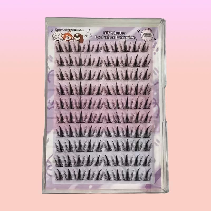 100-pecas-de-cilios-posticos-sem-necessidade-de-cola-cachos.jpg 100 peças de cílios postiços, sem necessidade de cola, cachos de cílios com curva e cílios volumosos estilo girassol com escova de cílios e pinça (10-12 mm)
