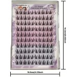 100 peças sem necessidade de cola, cílios postiços curvos volumosos estilo girassol, reutilizáveis 10-13 mm com escova de cílios e pinça para uso diário - Imagem 2