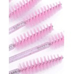 100 varinhas de rímel descartáveis, escovas de cílios de cerdas de nylon, extensor de sobrancelha, com alça de plástico ABS - Imagem 2