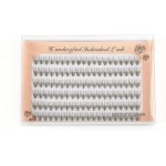 120 cachos cílios postiços 0,07 C cachos individuais feitos à mão, 1 caixa macia, contém escova de cílios e pinça - 10 mm - Imagem 2