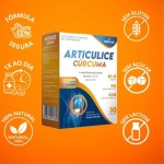 Articulice Curcuma, Colágeno Tipo II 40mg, Suplemento com Ácido Hialurônico e GAG, 30 Comprimidos - Imagem 5