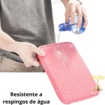 Estojo Bolsa Capa para Kindle SA568B/SA569P SIGNATURE 2024 Tela 7 com Zíper + Película Fosca (Rosa) - Imagem 4