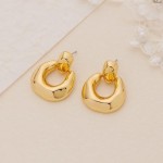 Conjunto Feminino de Brincos e Colar Banhados – Joias Minimalistas Elegantes para Todas as Ocasiões - Imagem 7