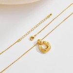 Conjunto Feminino de Brincos e Colar Banhados – Joias Minimalistas Elegantes para Todas as Ocasiões - Imagem 9