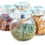 Kit 4 Potes 180ml Vidro Potinho Porta Tempero Condimento (Cromado) - Imagem 5