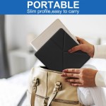 Kepuch Custer Capas para Kindle Scribe 2024 2022 / Redesigned Display 10.2",Couro-PU Bolsas Estojos - Preto - Imagem 6