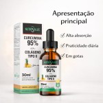 Curcumina 95% com Colágeno Tipo II Gotas - 30ml - Sabor Abacaxi - NutriSalus - Imagem 4