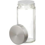 Porta Temperos Giratório Inox 16 Potes de Vidro – Organizador de Condimentos 360° para Cozinha Moderna - Imagem 4