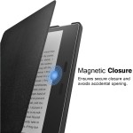 Capa Compatível com Kindle Oasis - Auto Hibernação - Fecho Magnético (Não compatível com Kindle 11ª Geração e Kindle Paperwhite) (Azul Marinho) - Imagem 4