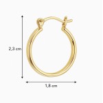 Brinco de Argola Lisa - Imagem 4