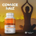 Kit 3x Cúrcuma Original 500mg com 120 Cápsulas de Curcumina Floral Ervas - Imagem 3