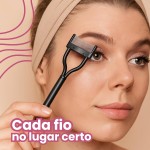 Kit Profissional 4 em 1 para Cílios e Sobrancelhas – Pente Metálico, Escova Chanfrada, Spoolie e Modelador Premium - Imagem 6
