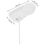 Ducha Top Jet Eletrônico 127V 5500W, Lorenzetti, 7541506, Branco, Pequeno - Imagem 5