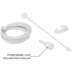 Ducha Top Jet Eletrônico 127V 5500W, Lorenzetti, 7541506, Branco, Pequeno - Imagem 6