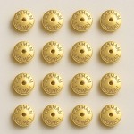 Kit 8 Parers Tarraxa Baby Cor:Dourado - Imagem 2
