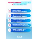 Cúrcuma em Gomas – Curcuma Gummies, 30 Unidades, Sabor Damasco, Suplemento Alimentar com Ação Antioxidante e Suporte Imunológico – EDX Life Extension - Imagem 3