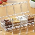 Porta Tempero Condimento E Mantimentos Acrílico Crystal 4 Potes - Imagem 5
