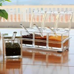 Porta Tempero Condimento E Mantimentos Acrílico Crystal 4 Potes - Imagem 8