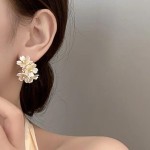Brinco Feminino Argola "Floral Elegante" em Aço Inoxidável 2.2 cm x 3.6 cm – Acompanha Bolsa de Veludo - Imagem 8