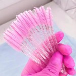 Kit Escovas Para Sobrancelhas e Cílios Descartáveis 50 Unidades Conjunto Essencial para Maquiagem com Precisão e Conforto - Imagem 4
