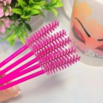 Kit Escovas Para Sobrancelhas e Cílios Descartáveis 50 Unidades Conjunto Essencial para Maquiagem com Precisão e Conforto - Imagem 7