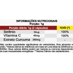 TURMERIC CURCUMIN Curcuma longa + selenio + vitamina C. em capsulas (Genesis Farmaceutica) (2) - Imagem 4