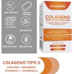 Colageno Tipo 2 Com Curcuma Magnesio Vitamina C E D Multiactive 60 Capsulas Softgel Suplementacao Diaria Formula Completa Para Adultos - Imagem 5