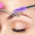100 pincéis descartáveis de cílios, aplicador de varinhas de rímel roxas, pincéis de carretéis de cílios para extensões de cílios e sobrancelhas - Imagem 4