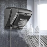 CHUVEIRO COMPACTA ELETRÔNICO 220V 7.800W BLACK – FAME - Imagem 5
