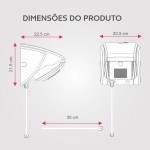 CHUVEIRO COMPACTA ELETRÔNICO 220V 7.800W BLACK – FAME - Imagem 6