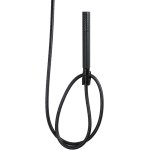 Chuveiro Ducha Redondo Preto Fosco com Chuveirinho e Desviador Articulável Auto Limpante para Aquecedor a Gás ou Solar - Imagem 4