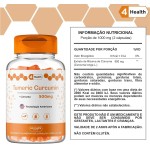 Cúrcuma Tumeric Curcumin 500mg 60 Cápsulas 4 Health - Imagem 2